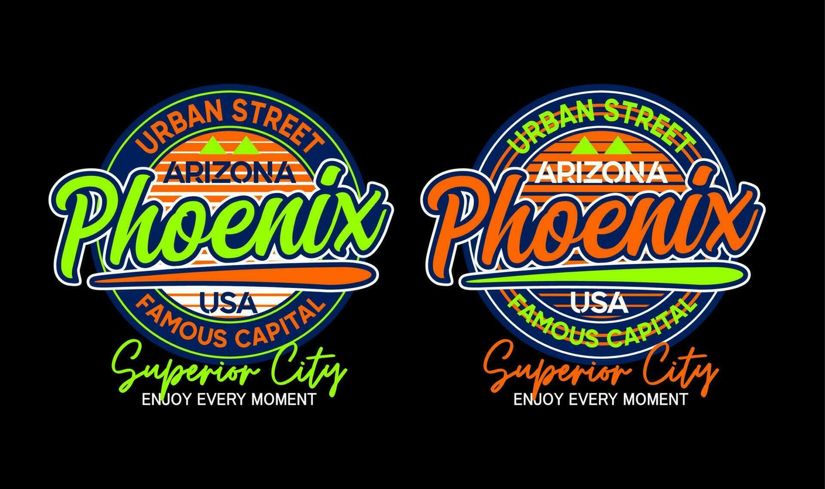 Phoenix typography design, for print on t shirts etc. vector