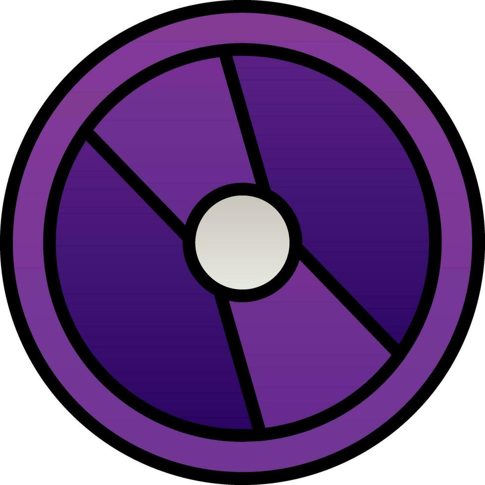 Compact Disk Vector Icon Design