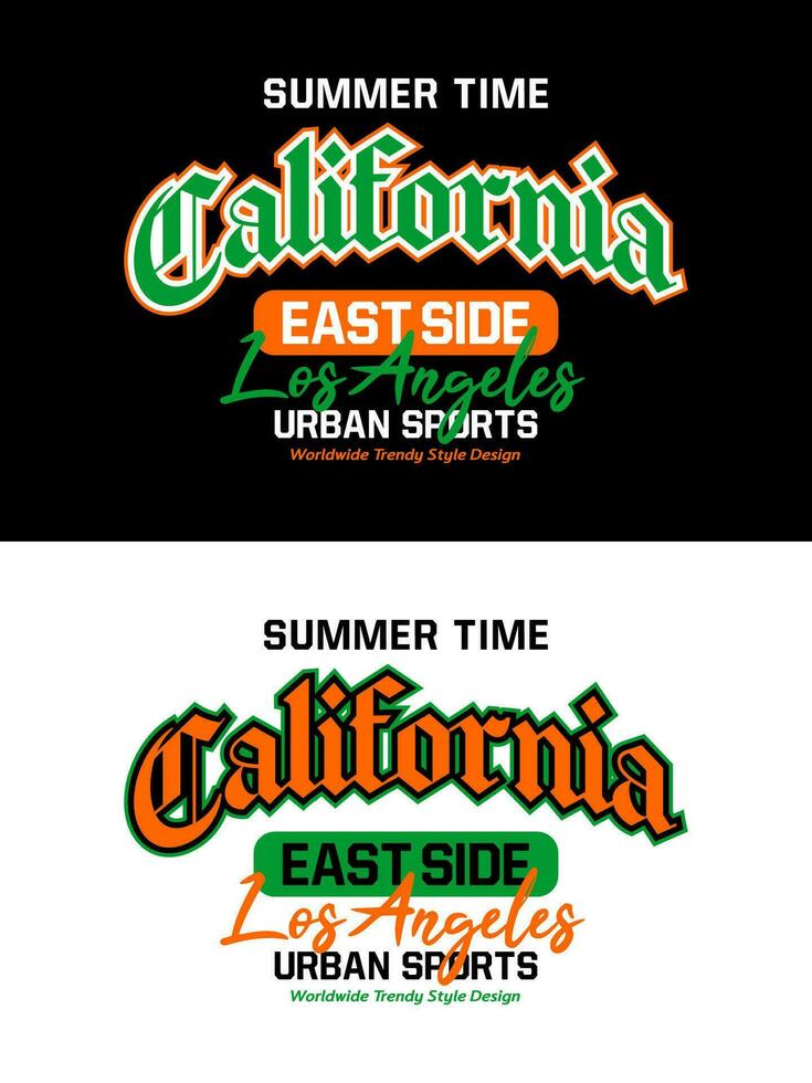 California vintage college varsity design, for print on t shirts etc. vector