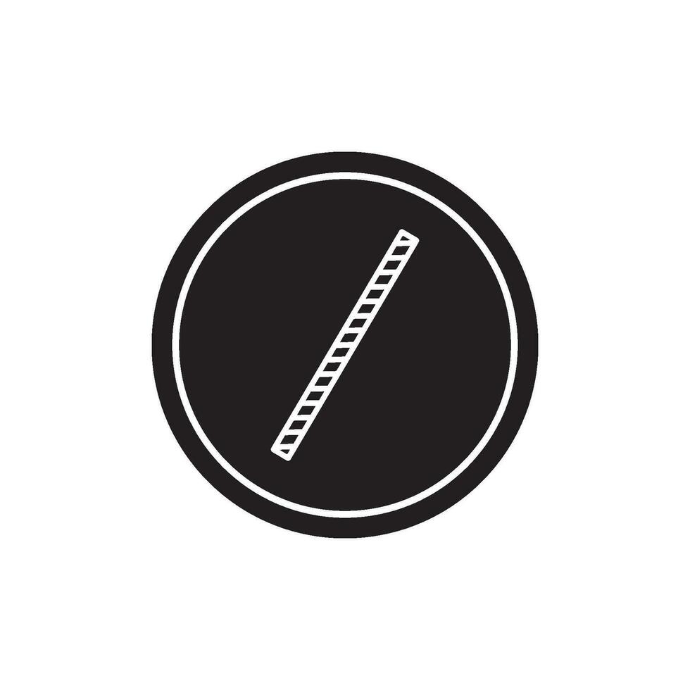 straw icon vector