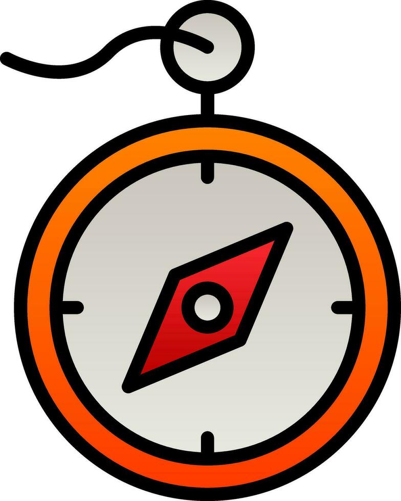 Compass Vector Icon Design