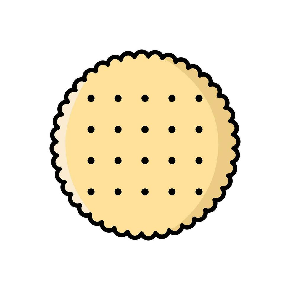 biscuit icon vector design template simple and clean