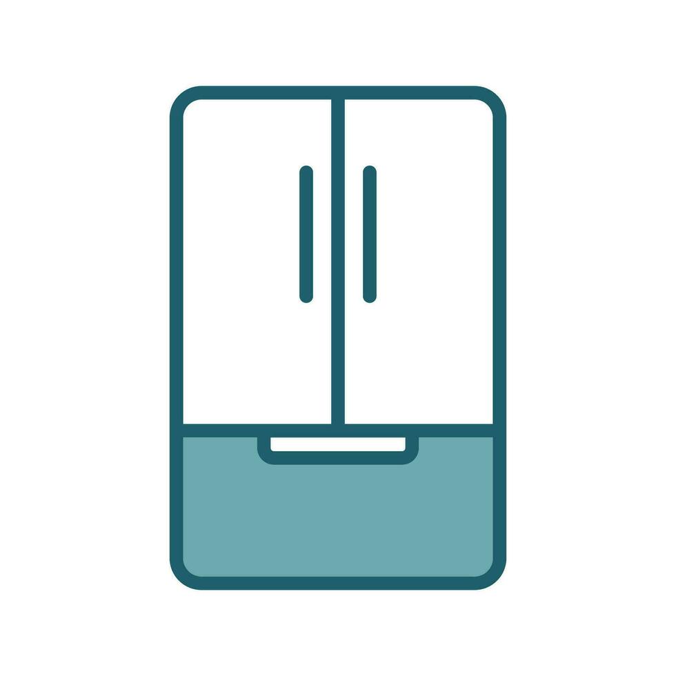 refrigerator icon vector design template simple and clean