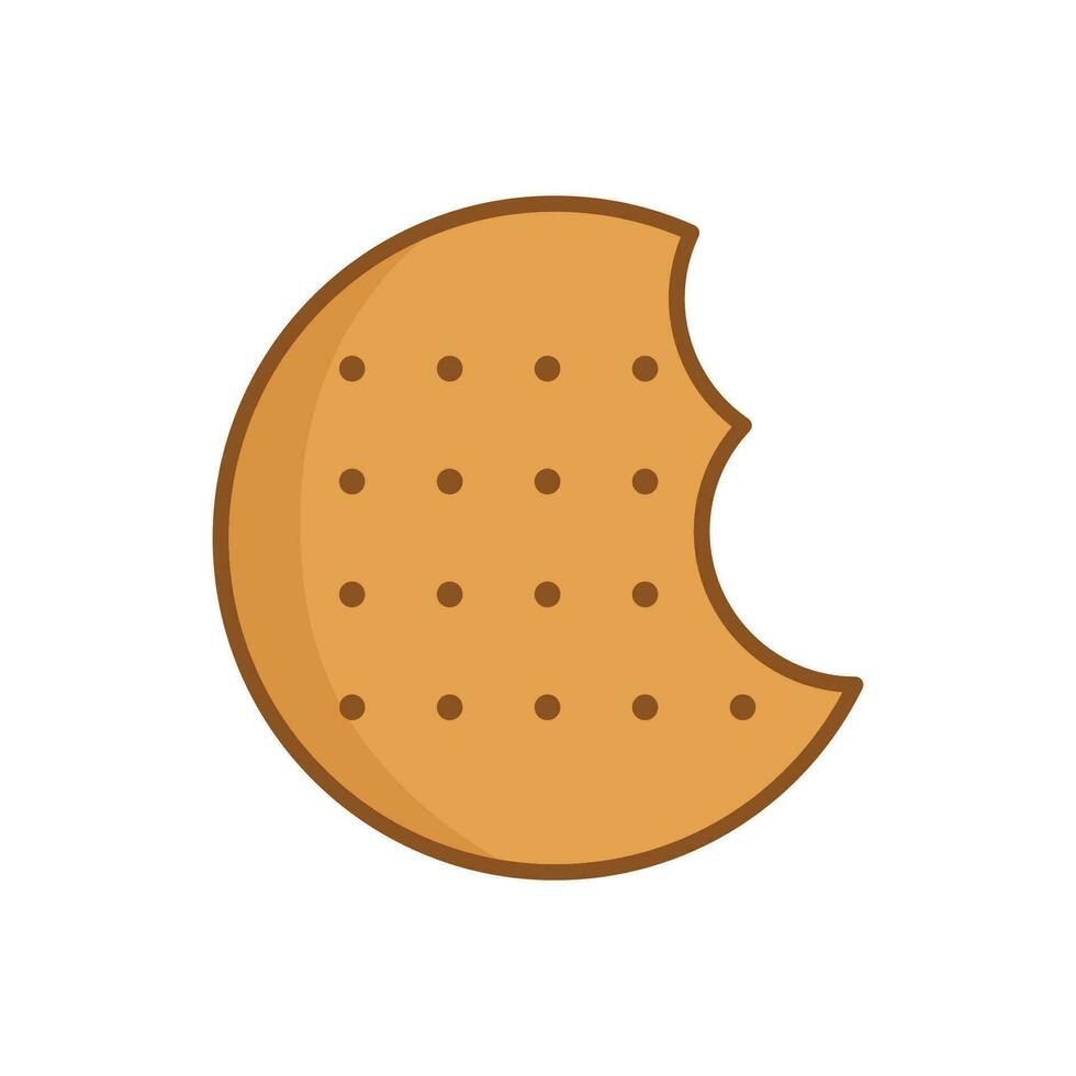 biscuit icon vector design template simple and clean