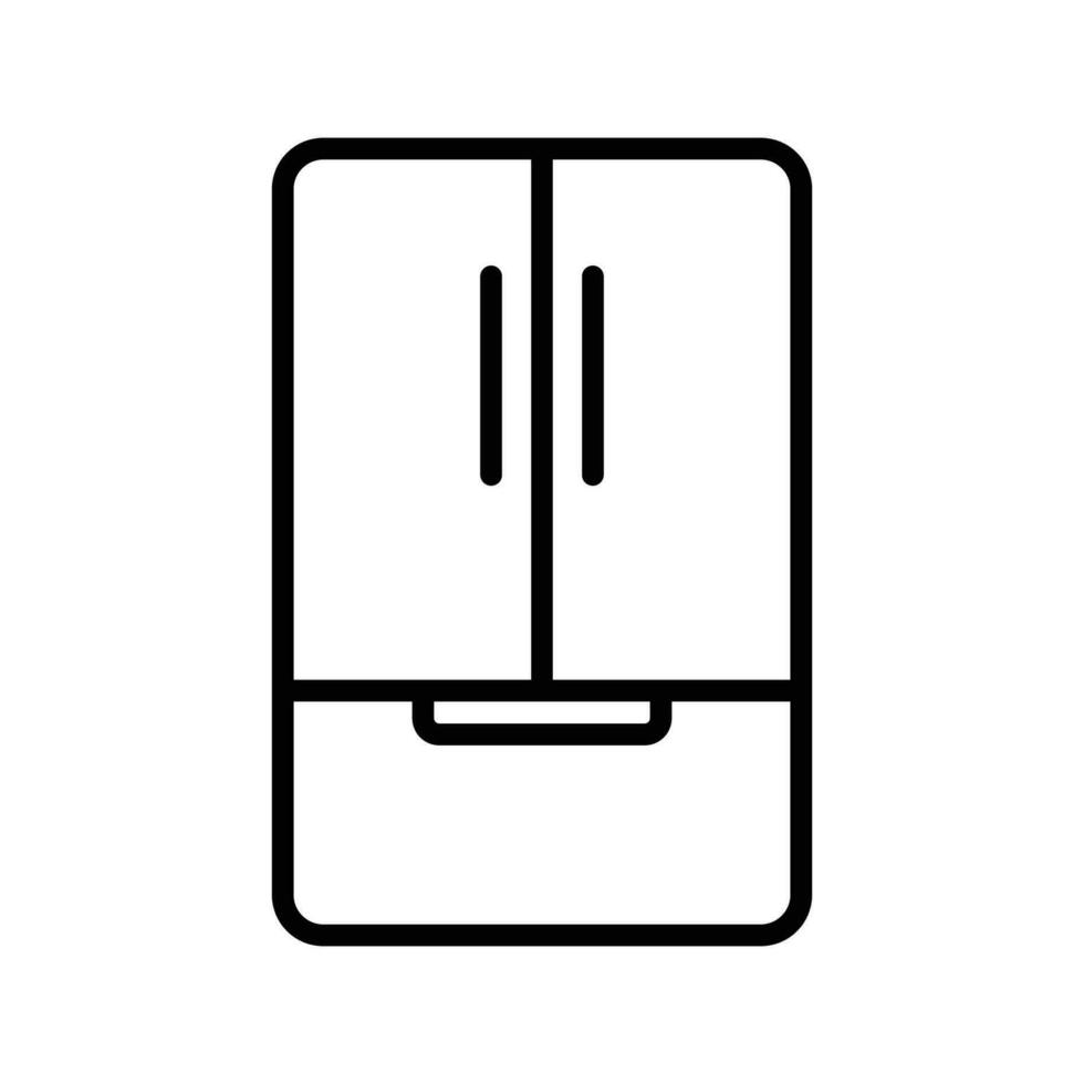 refrigerator icon vector design template simple and clean