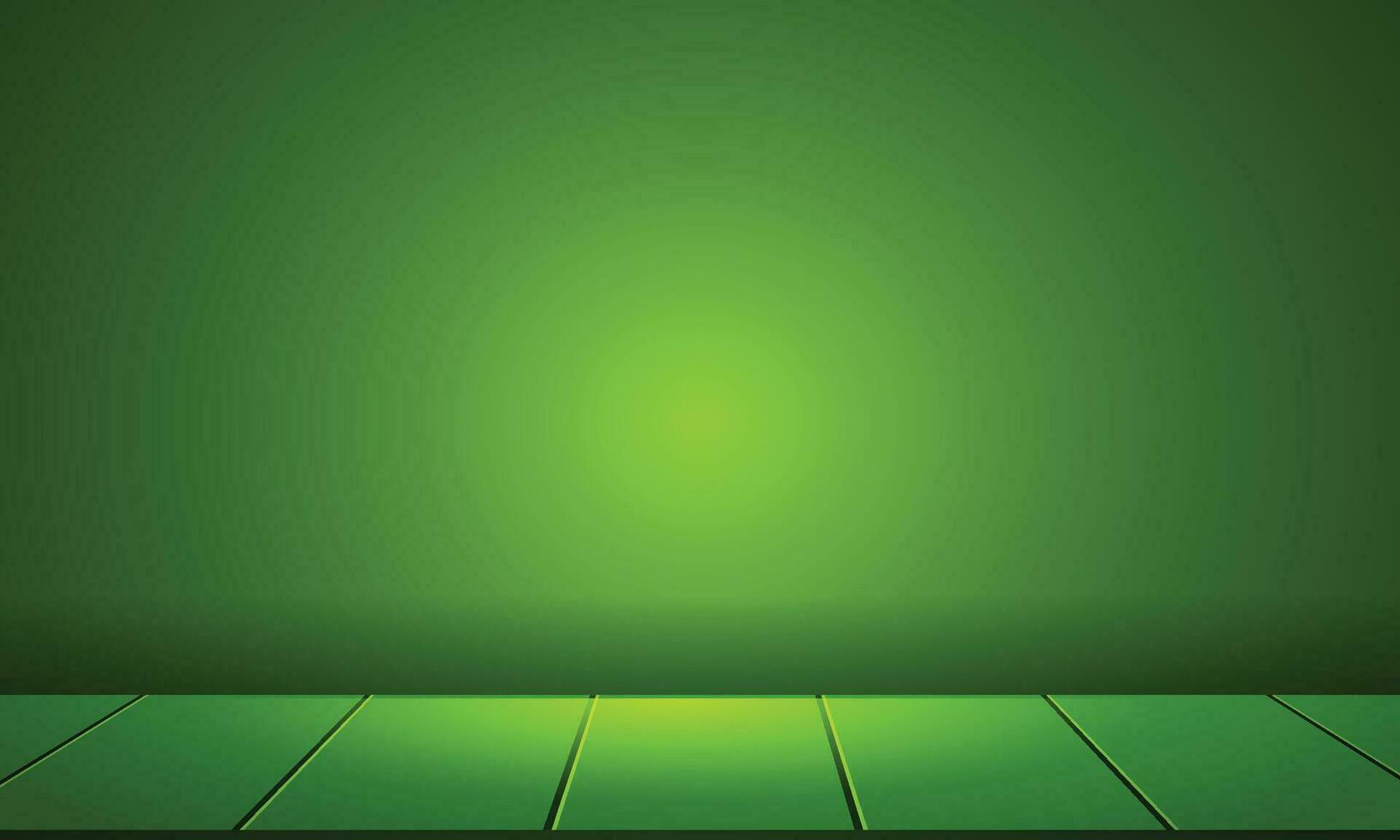 Vector abstract smooth studio room green background used for product display banner template