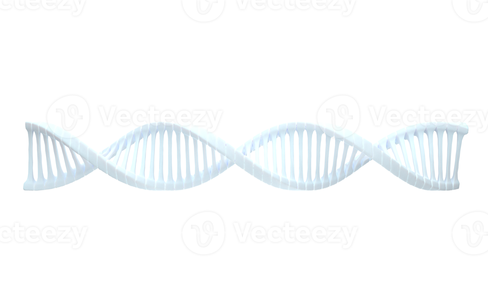 Modell- abstrakt DNA 3d Rendern Wissenschaft png