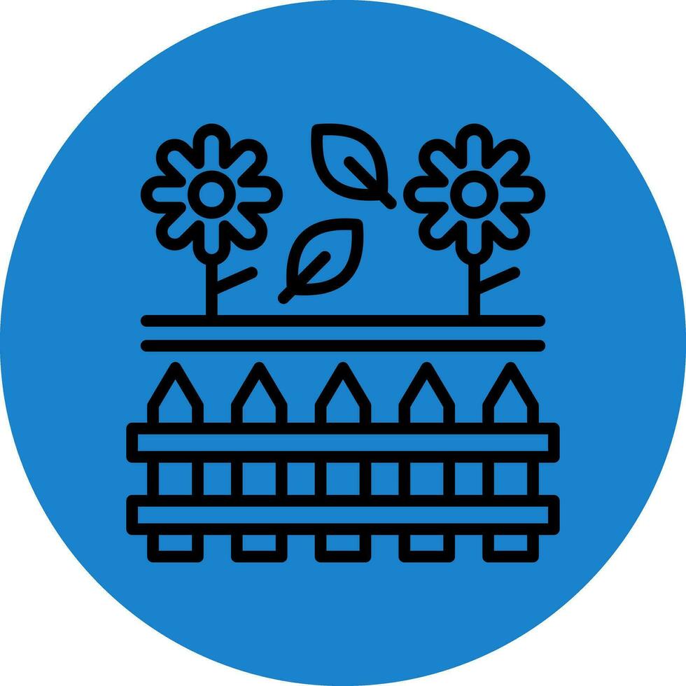 diseño de icono de vector de jardín