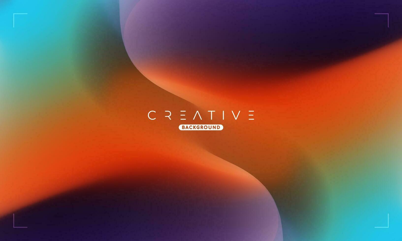Abstract liquid gradient Background. Blue, Purple, and Orange Fluid Color Gradient. Design Template For ads, Banner, Poster, Cover, Web, Brochure, Wallpaper, and flyer. Vector. vector