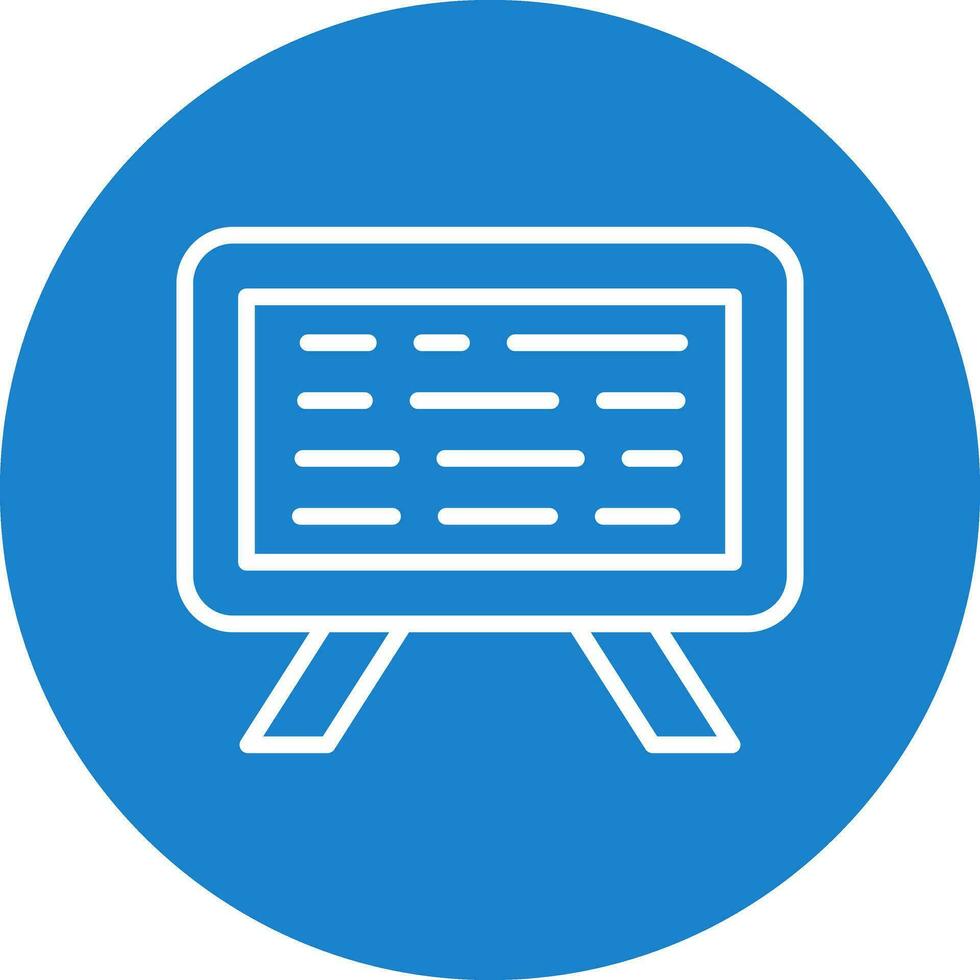 Chalkboard Vector Icon Design