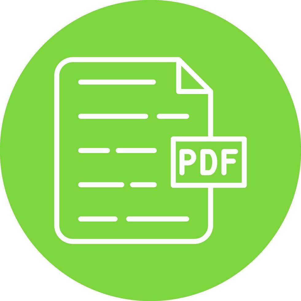 pdf documento vector icono diseño