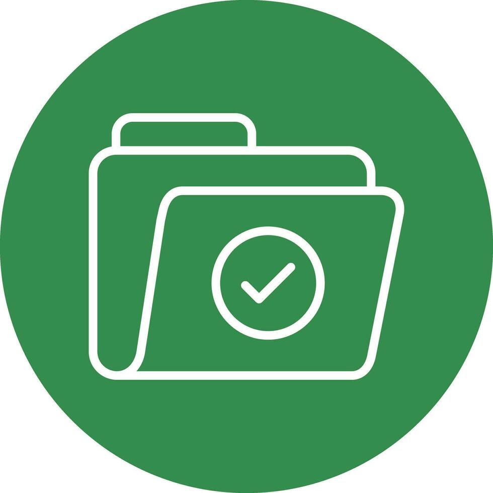 Checked Vector Icon Design