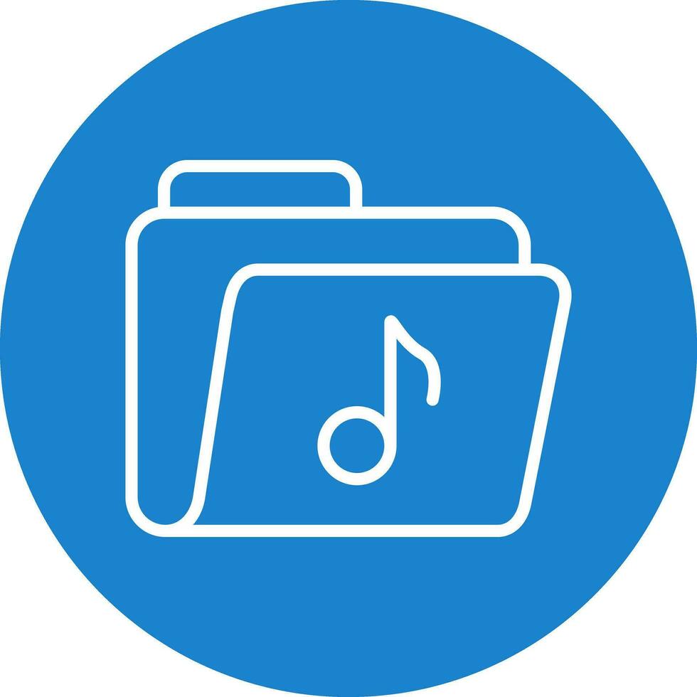 diseño de icono de vector de música