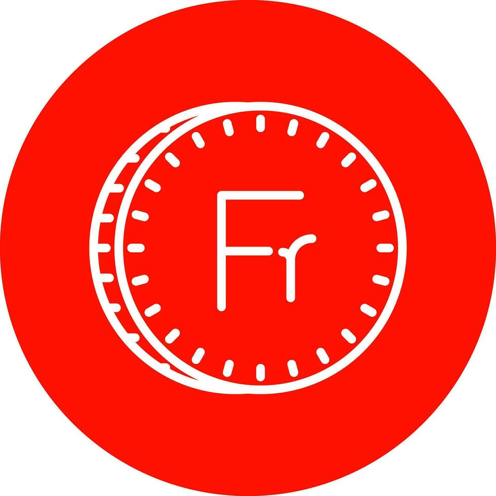 Franc Vector Icon Design
