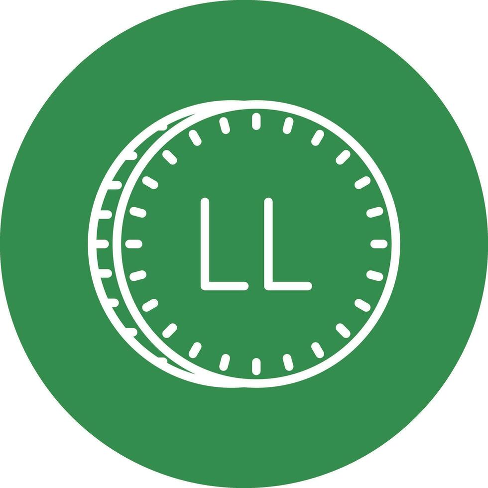 Lebanese pound Vector Icon Design