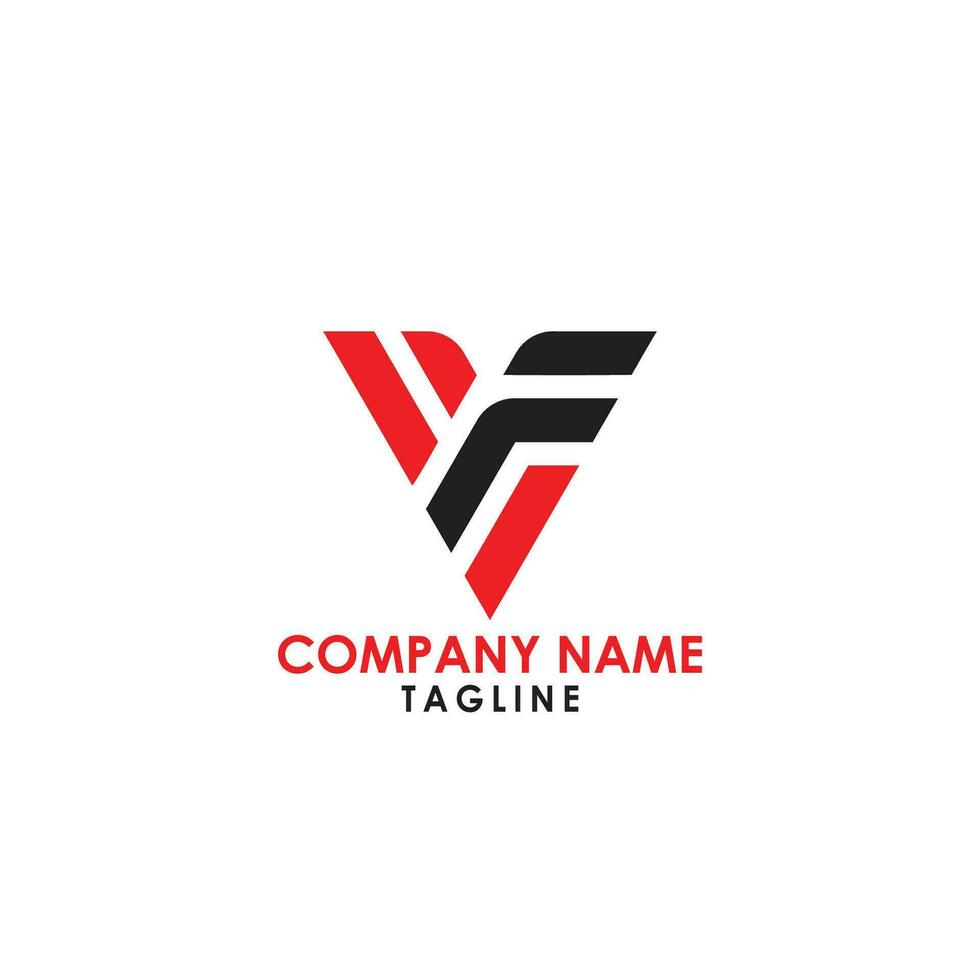 vf logo design vector
