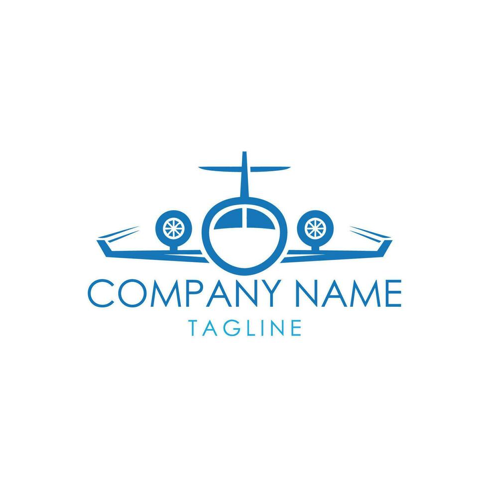 aircraft logo designs vector