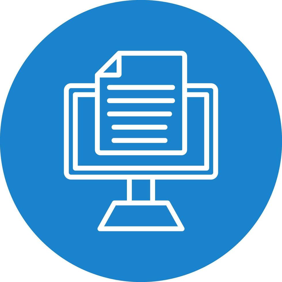 Blog Vector Icon Design