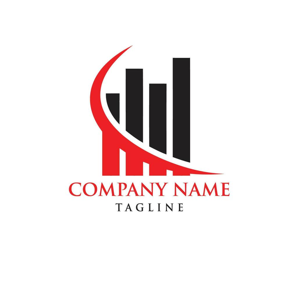 finance logo design vector