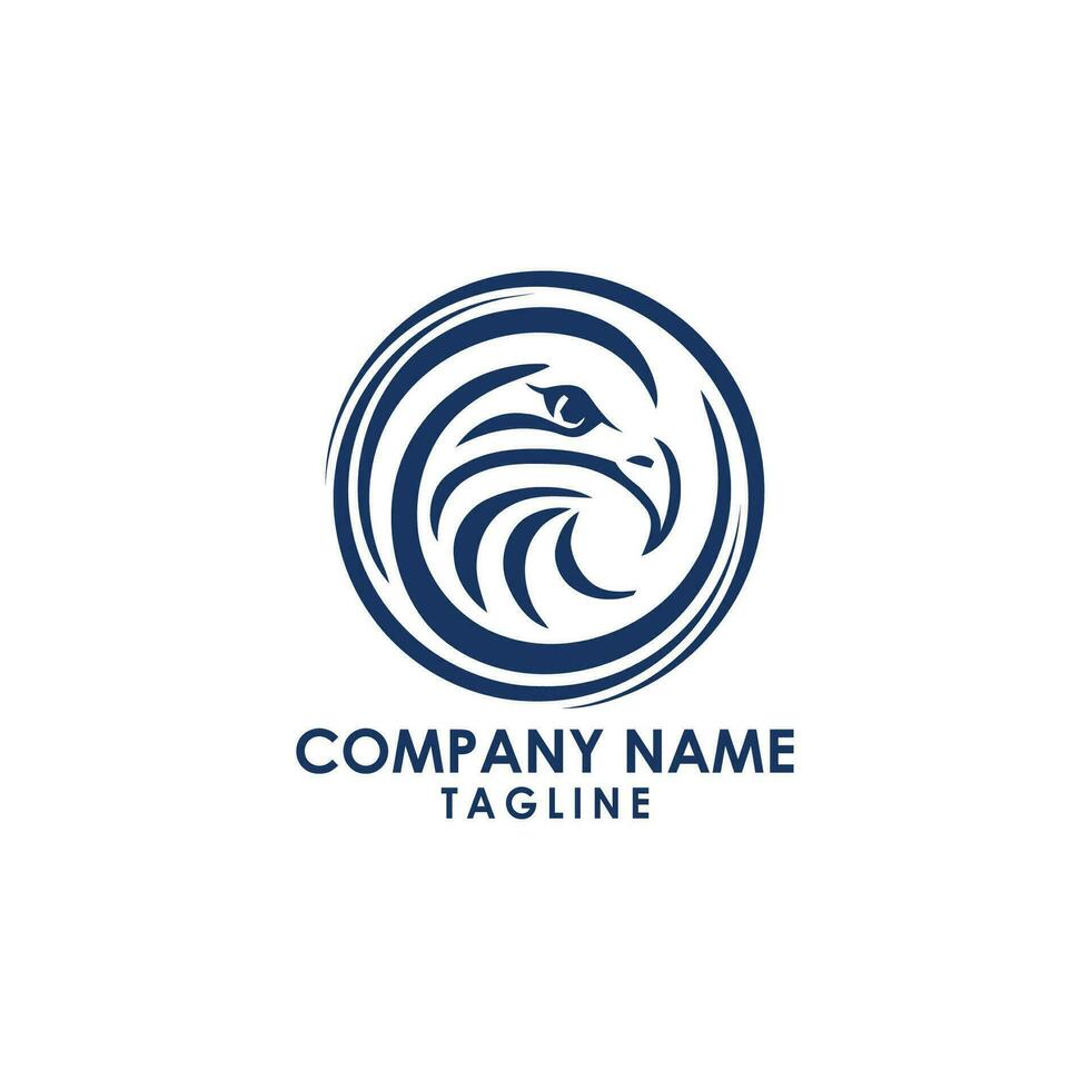 eagle logo design vector