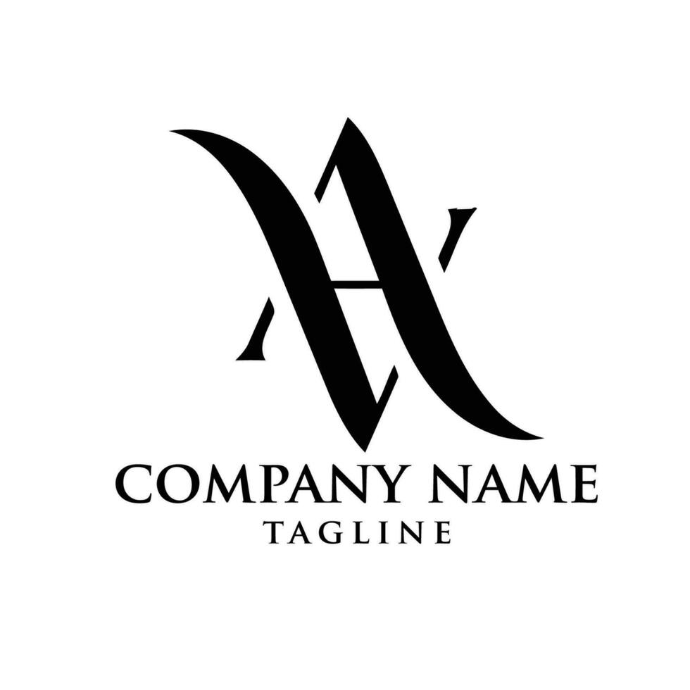 aa logo design vector