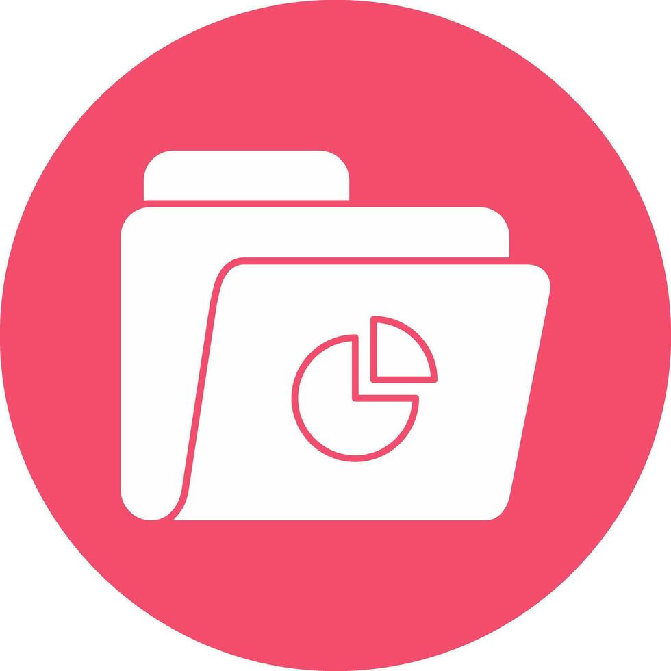 diseño de icono de vector de gráfico circular