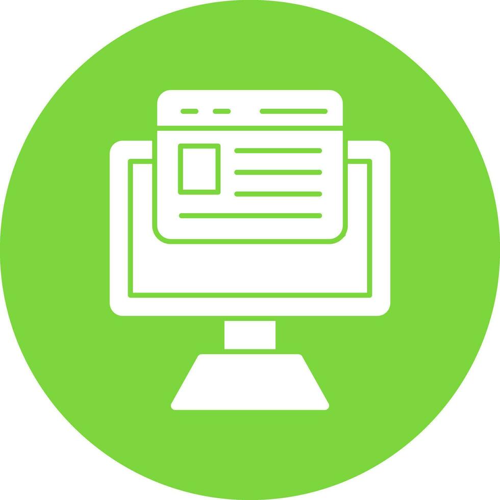 Computer Vector Icon Design