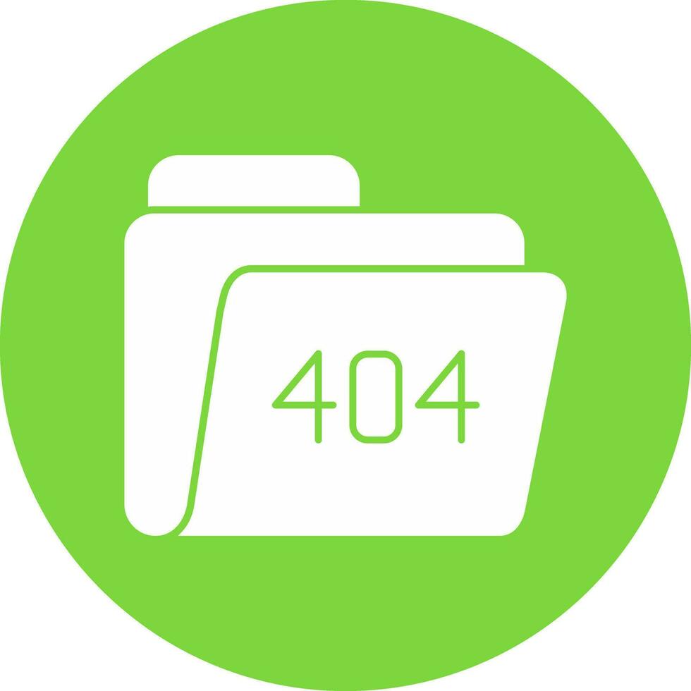 404 Error Vector Icon Design