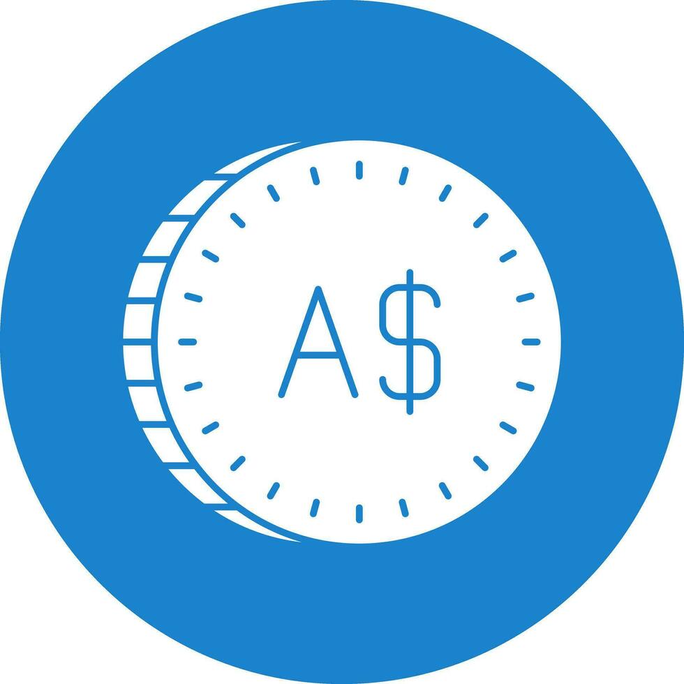 Australian Dollar Vector Icon Design