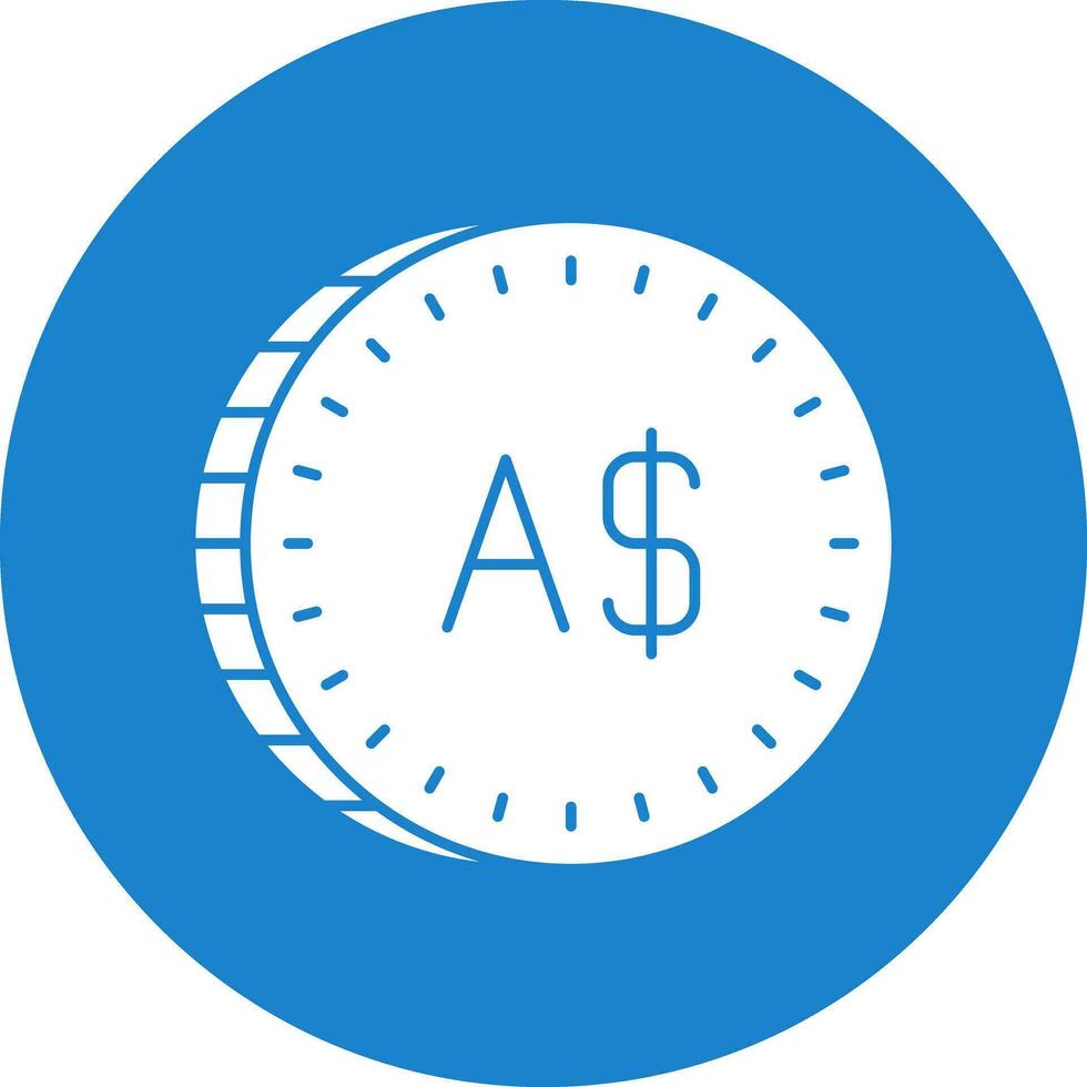 Australian Dollar Vector Icon Design