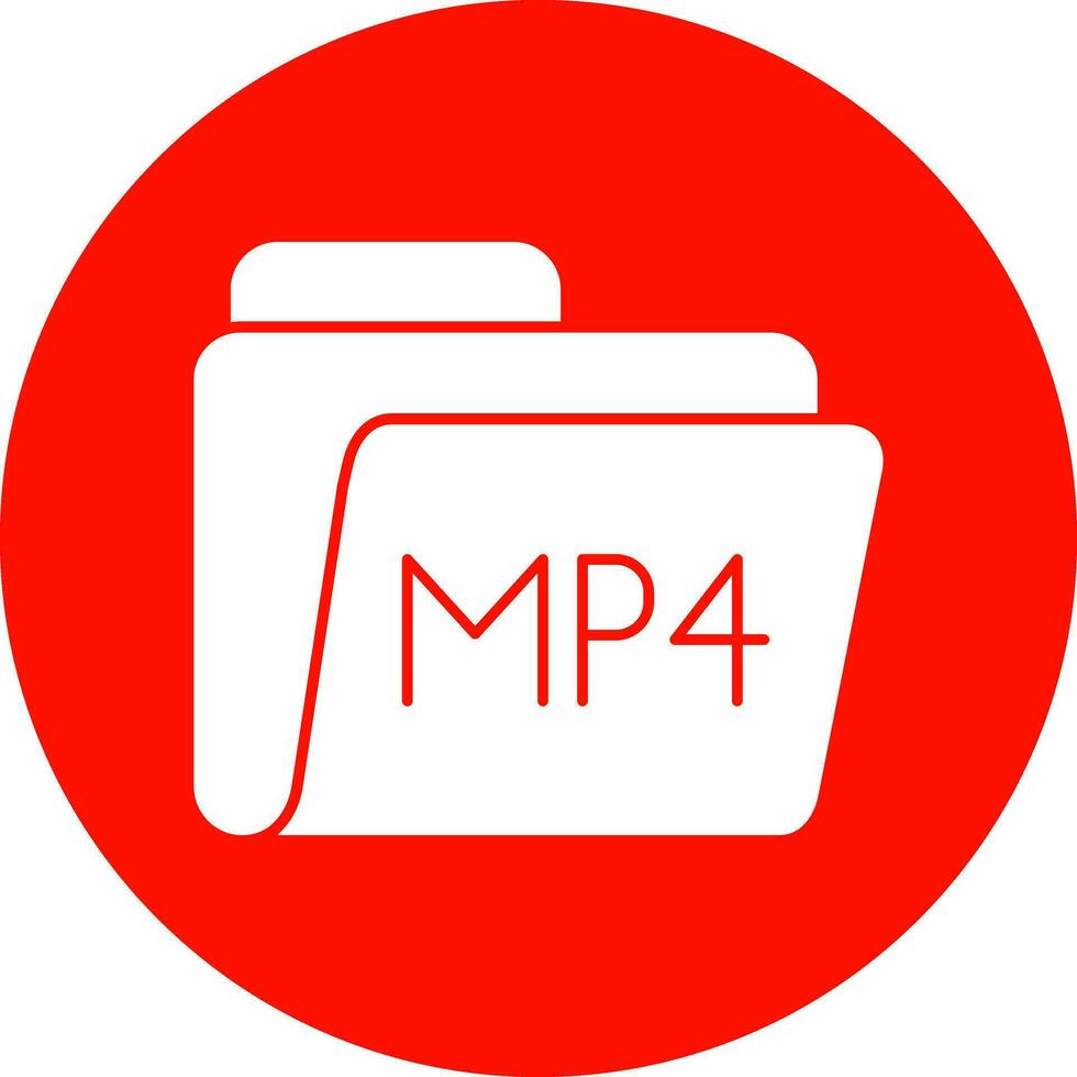 Mp4 Vector Icon Design