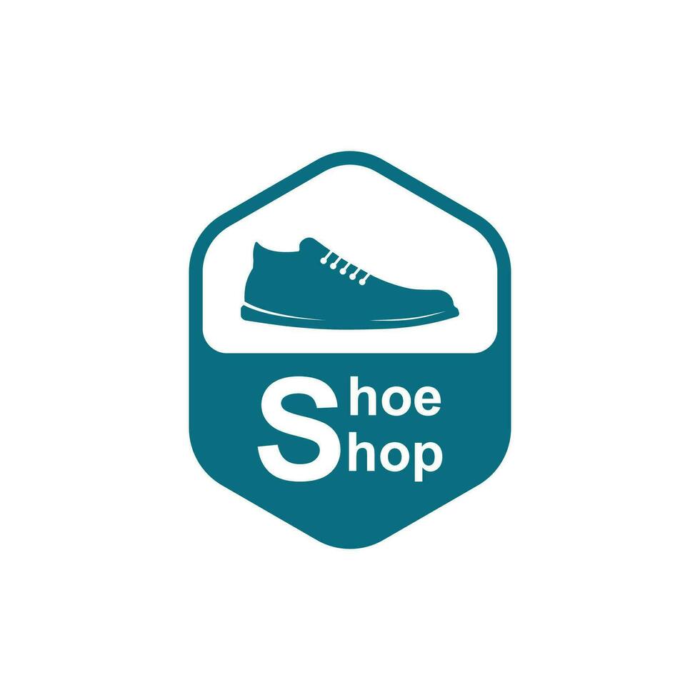 shoe logo vector icon illustrtation design