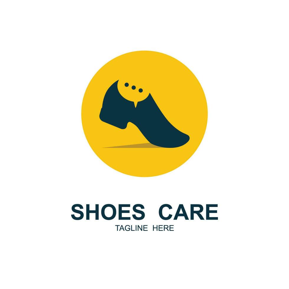 shoe logo vector icon illustrtation design