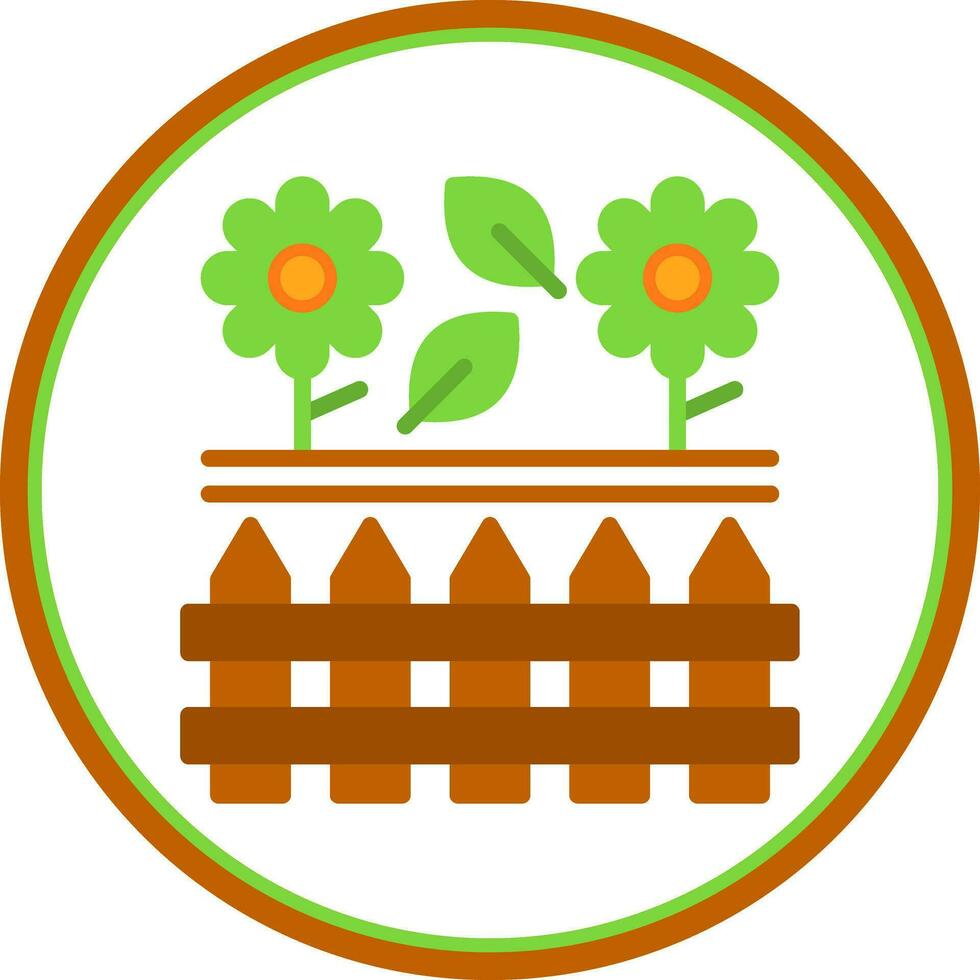 diseño de icono de vector de jardín