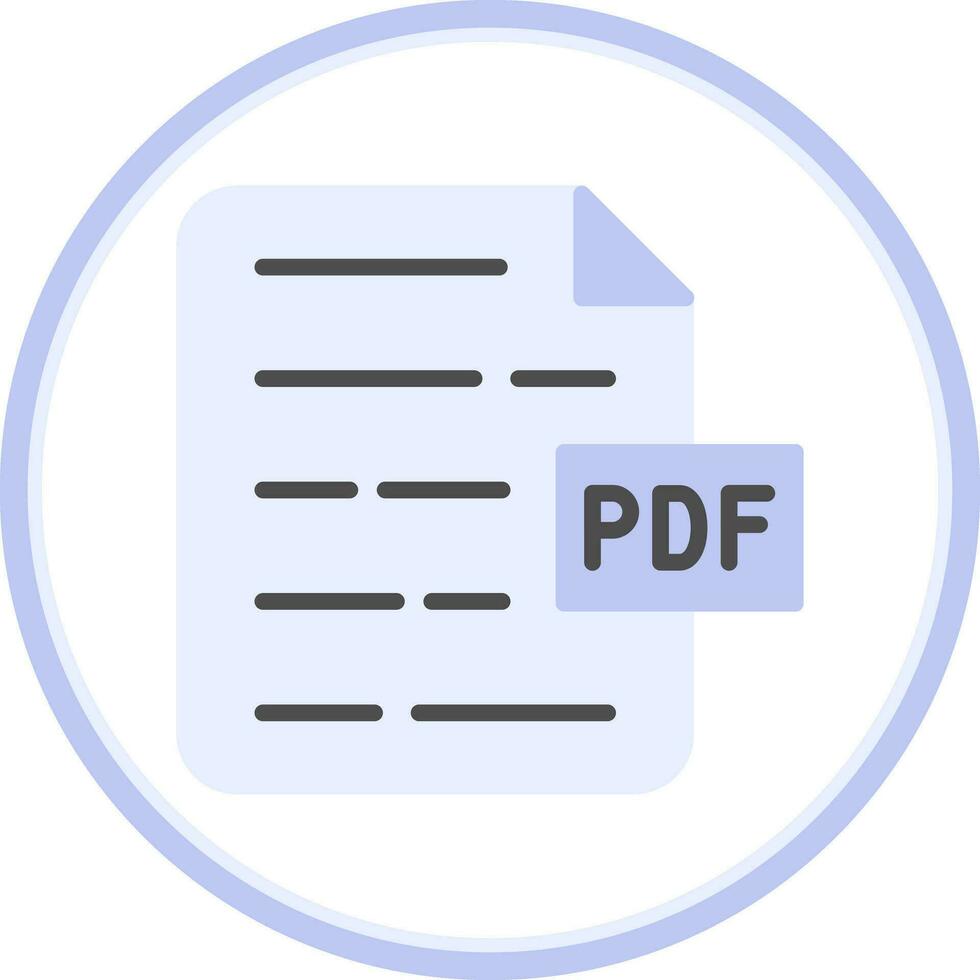 pdf documento vector icono diseño