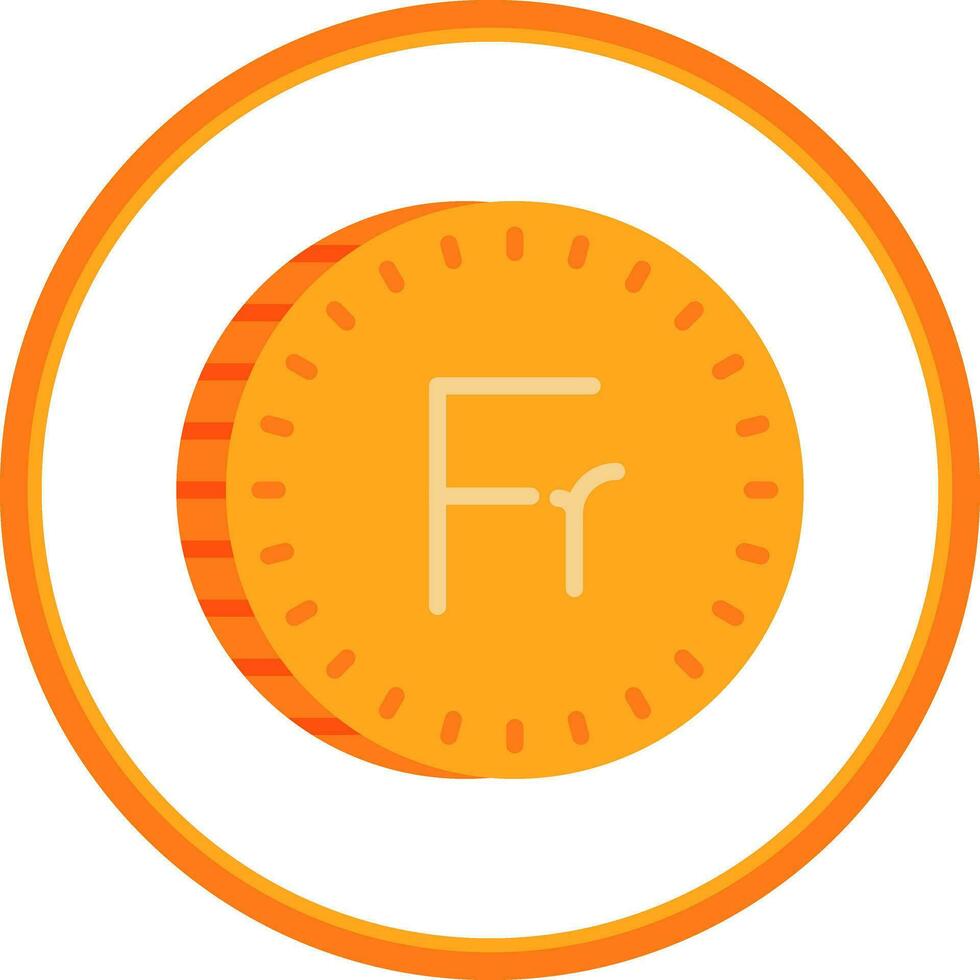 Franc Vector Icon Design