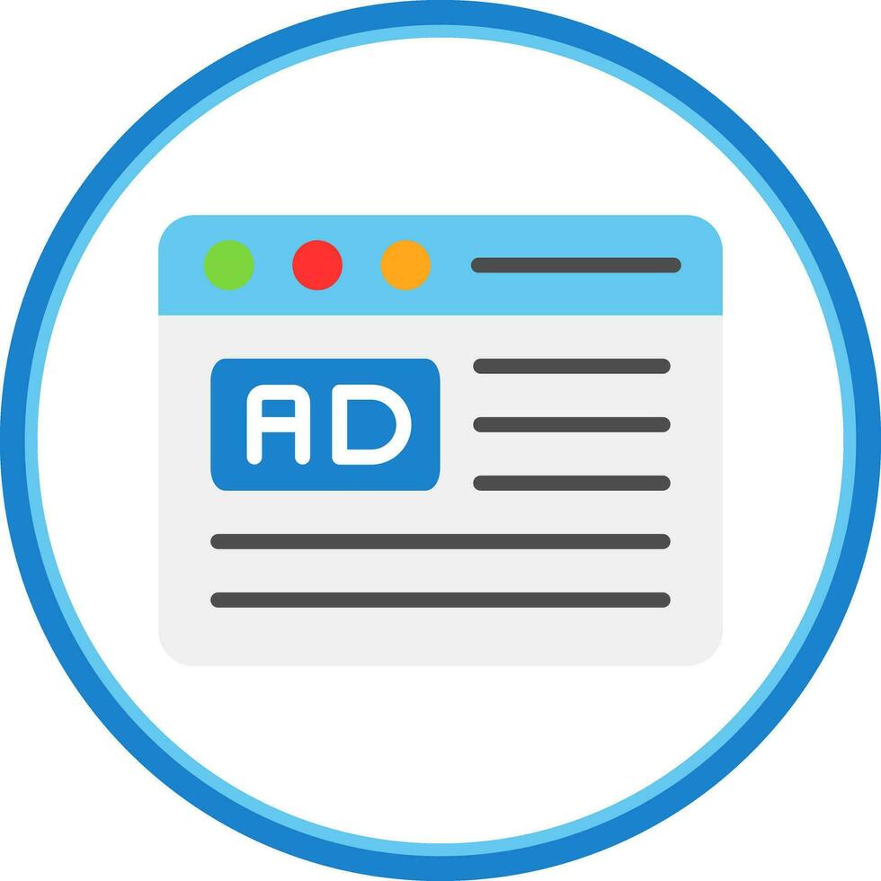 Advertisement Vector Icon Design