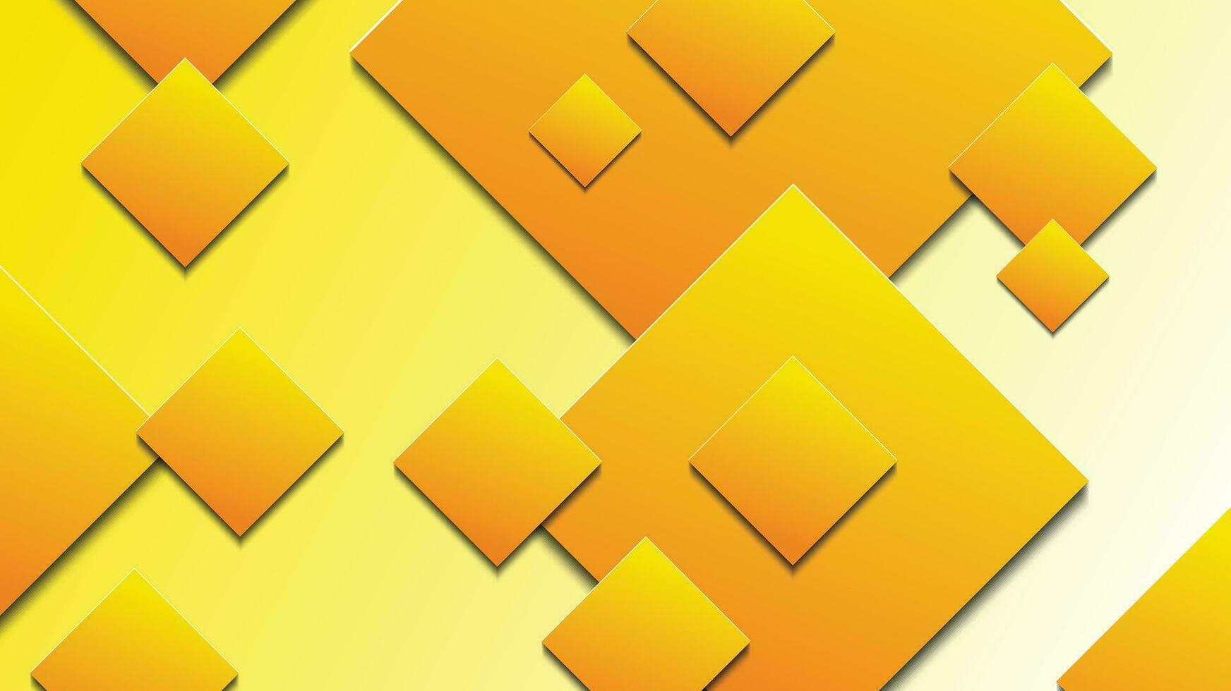 resumen amarillo y blanco degradado antecedentes con rectangular forma vector