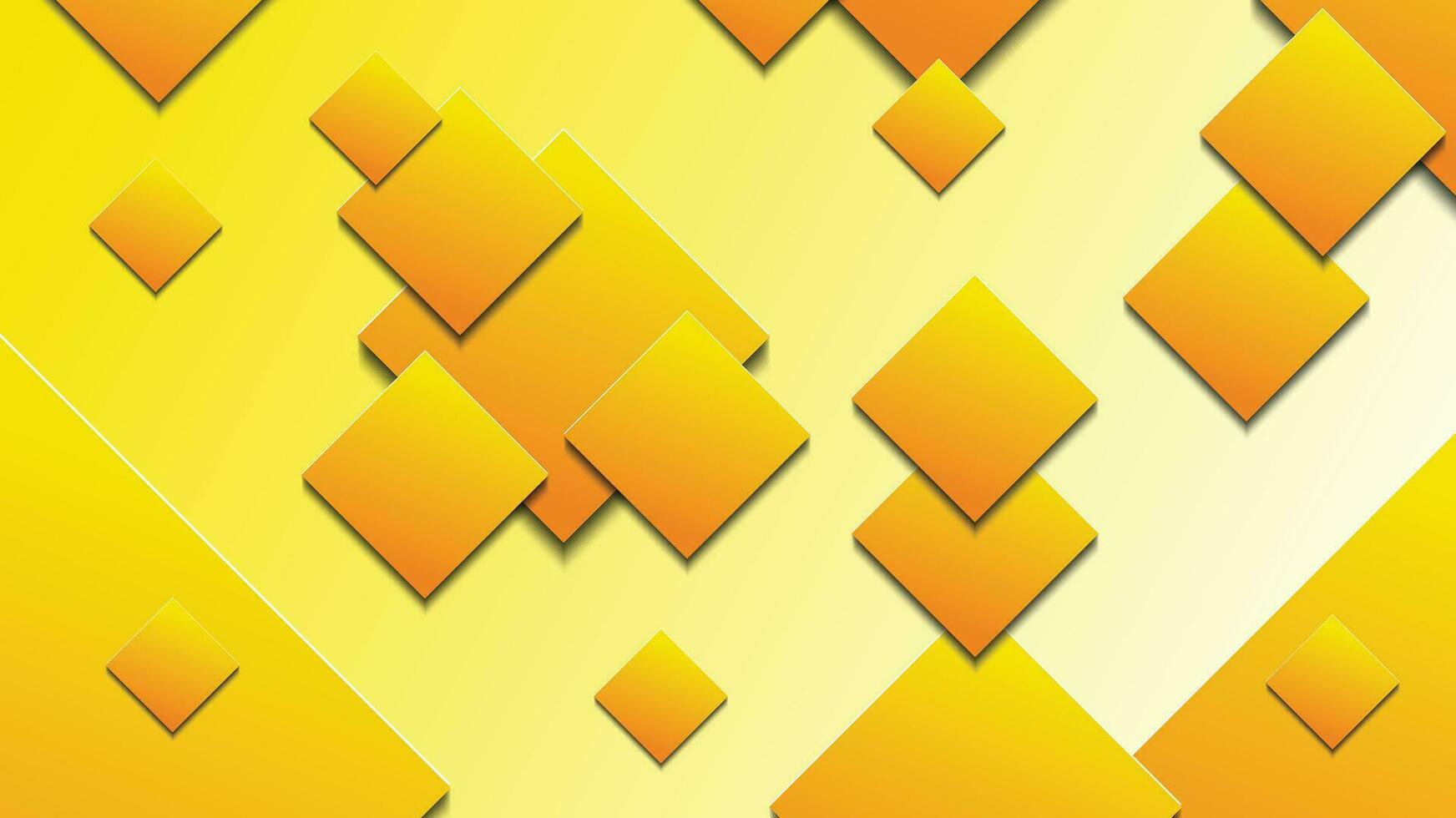 Abstract yellow and white gradient background with rectangular shape vector