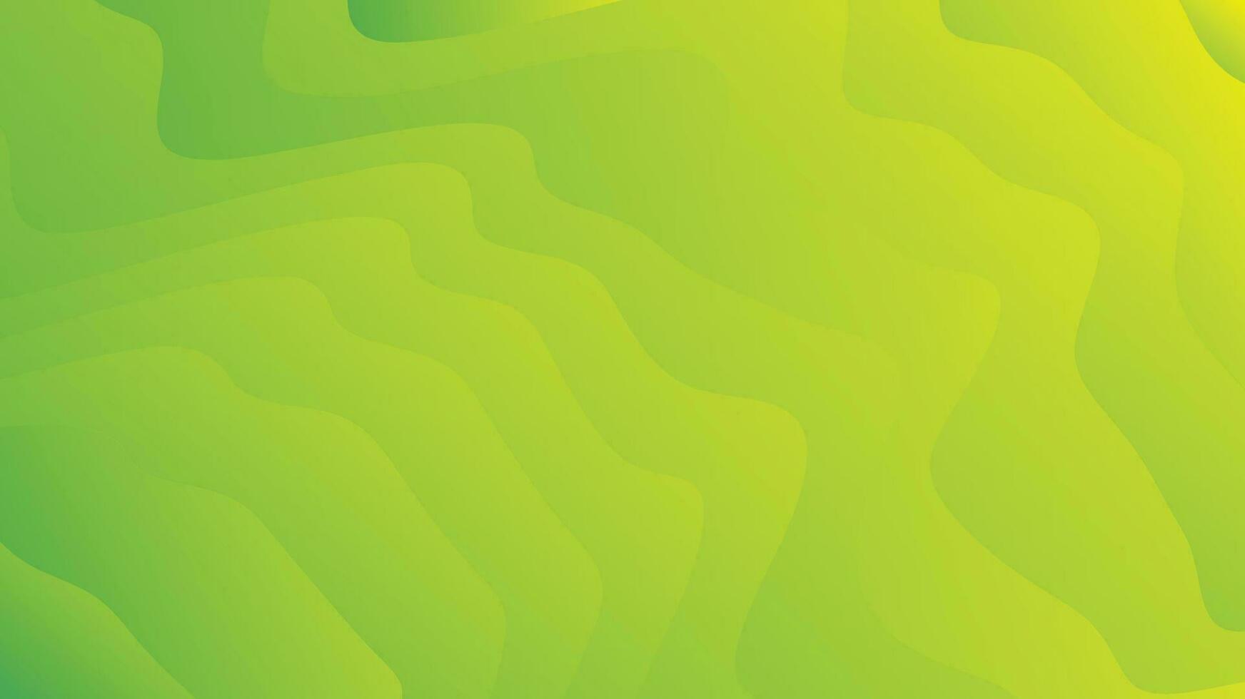 Bright green abstract wave modern luxury texture background vector