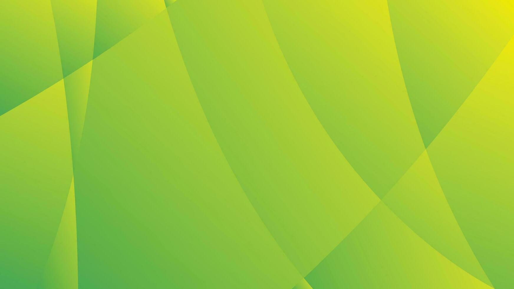 Bright green gradient polygon abstract background vector