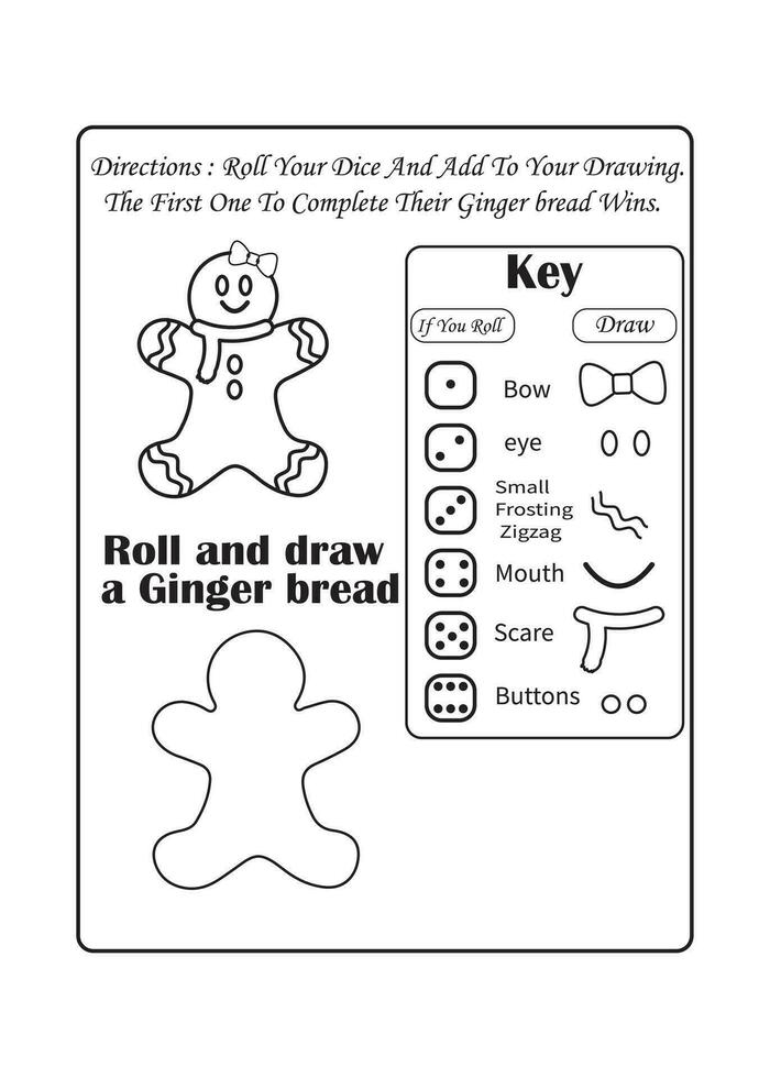Christmas activity worksheet for kids vector