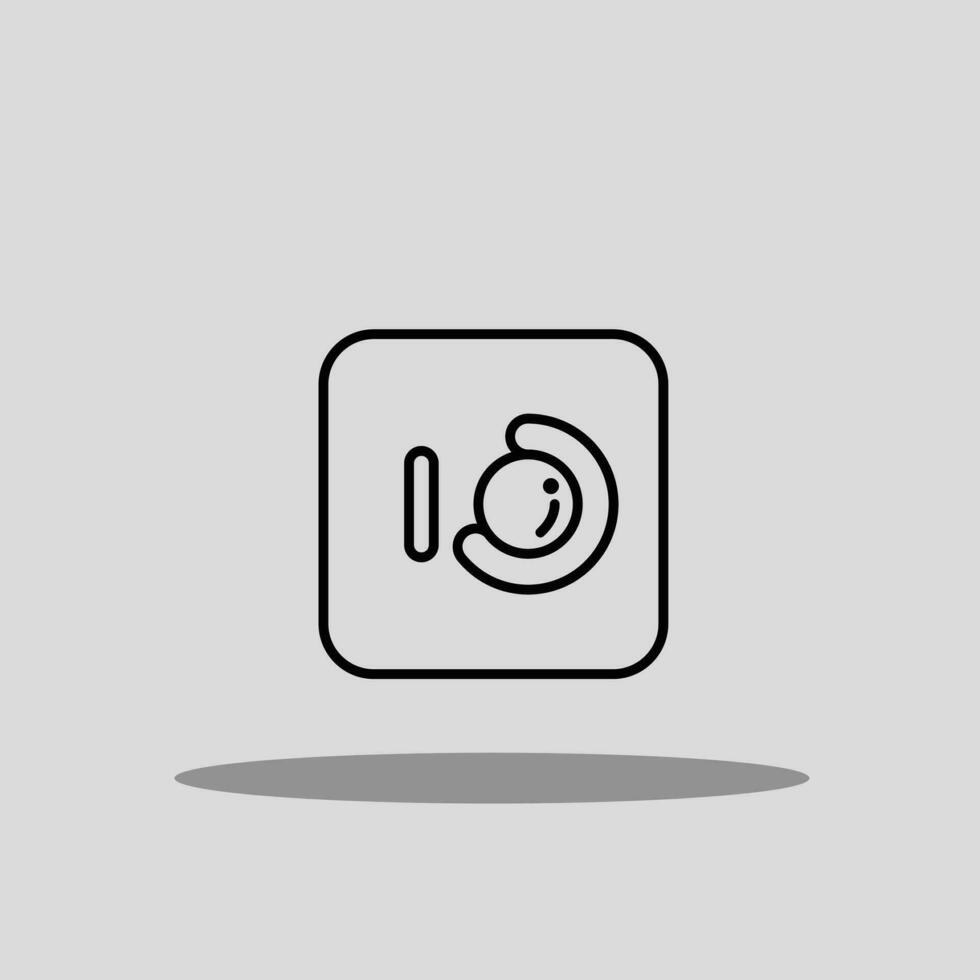 Clock icon vector