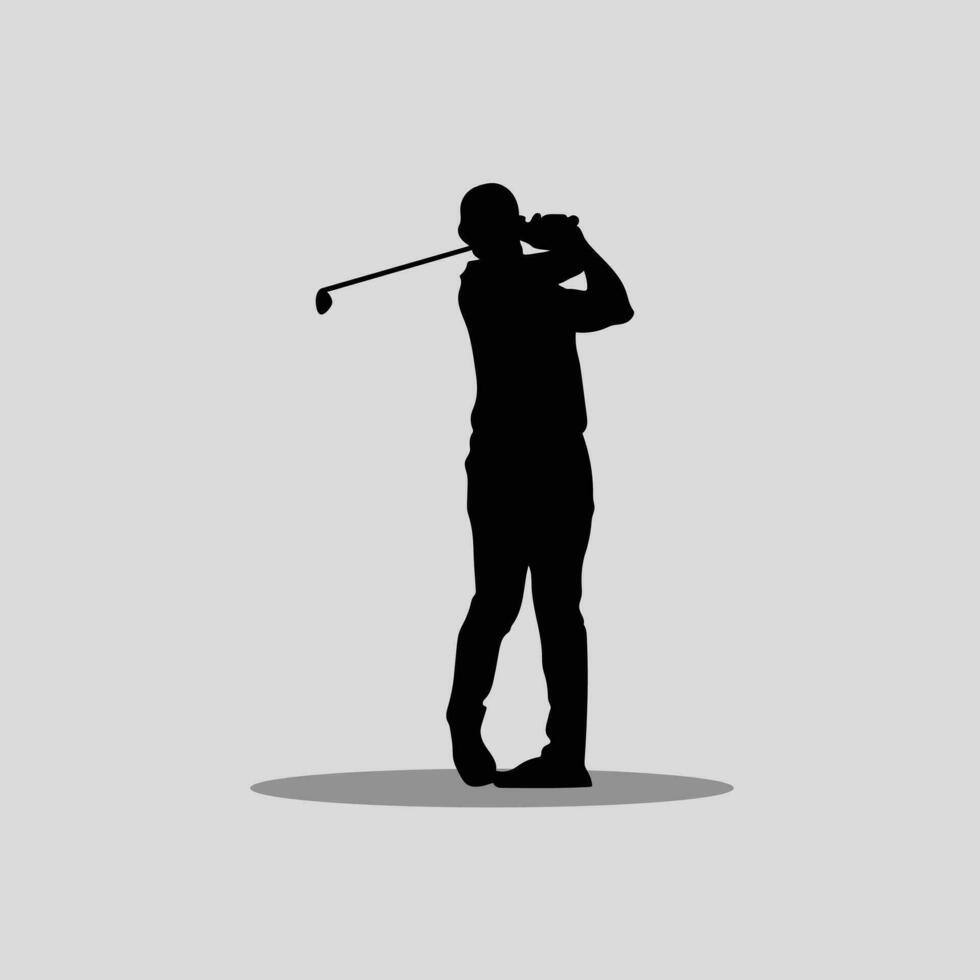 Golf ball playing vector