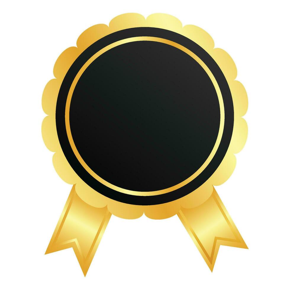 Vector award ribbon on white background