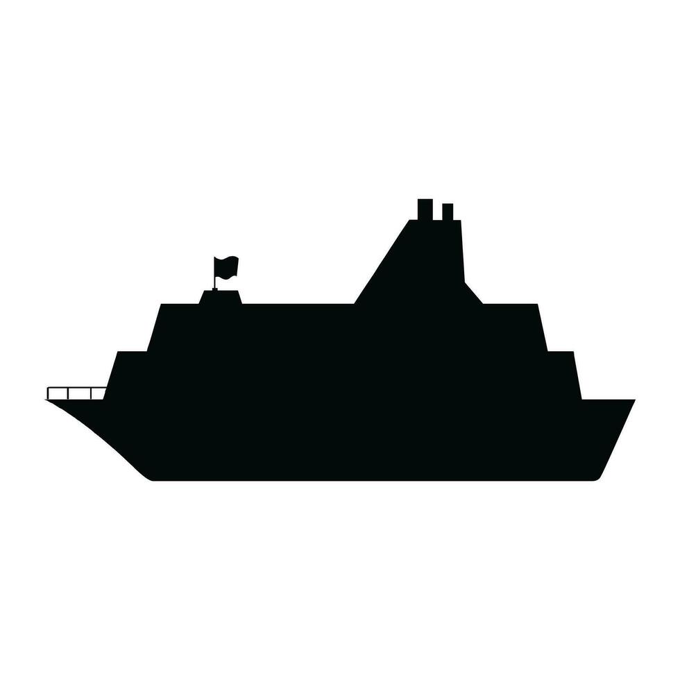 Vector warship icon simple illustration of warship vector icon for web