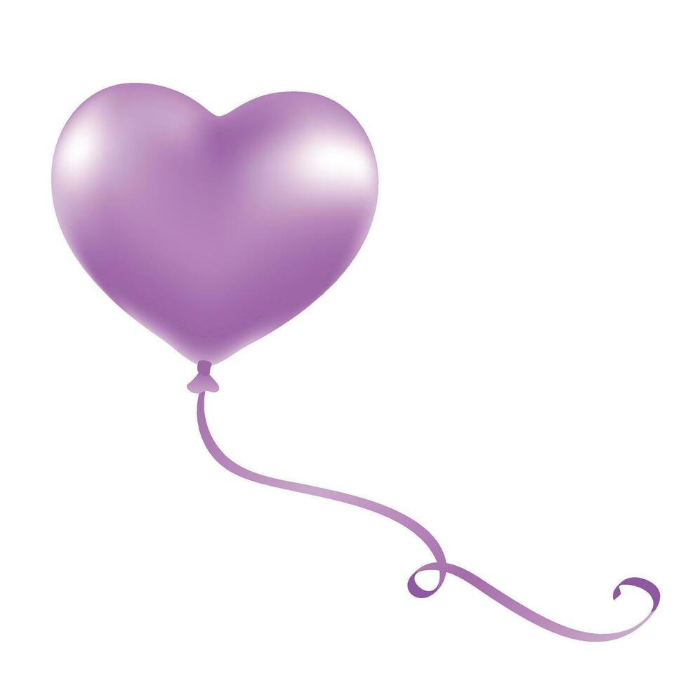 Vector realistic valentines day heart background