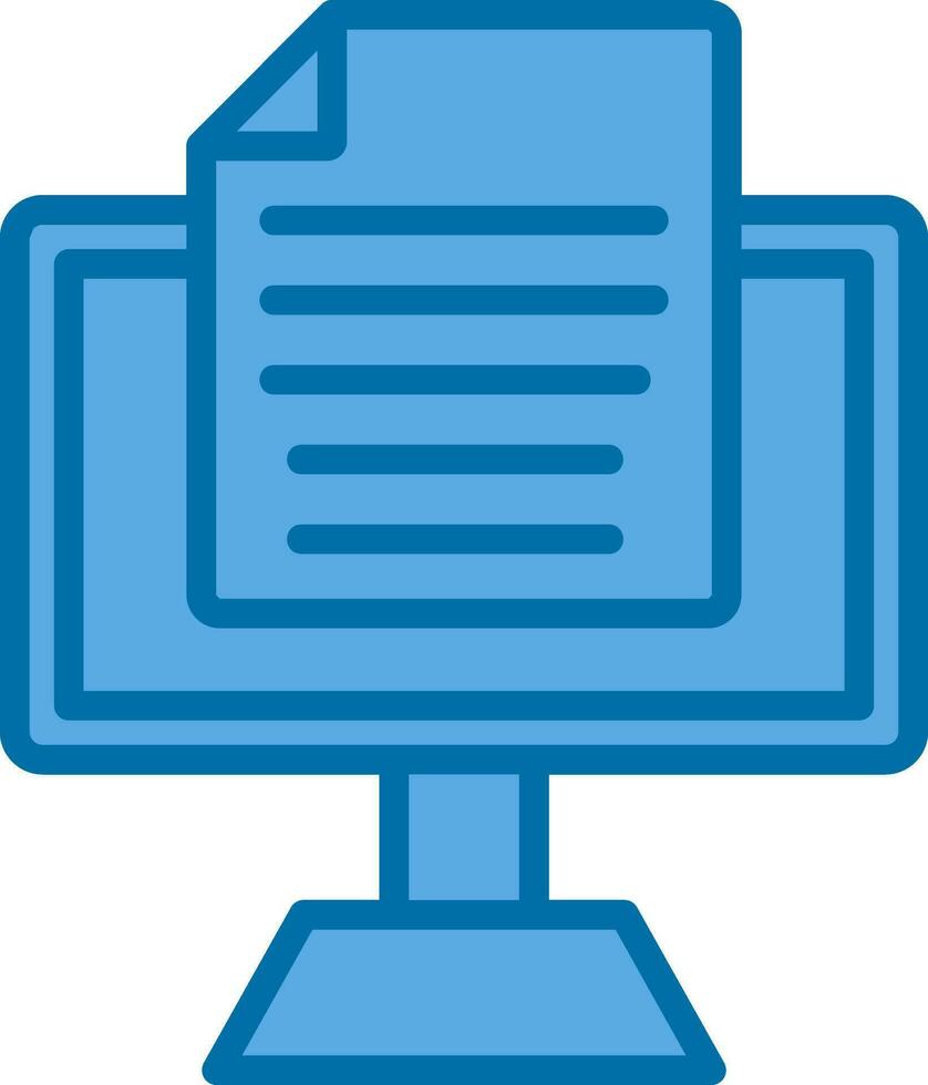 Blog Vector Icon Design
