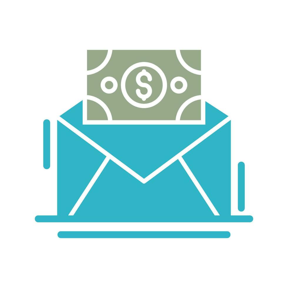 Mail Coin Vector Icon