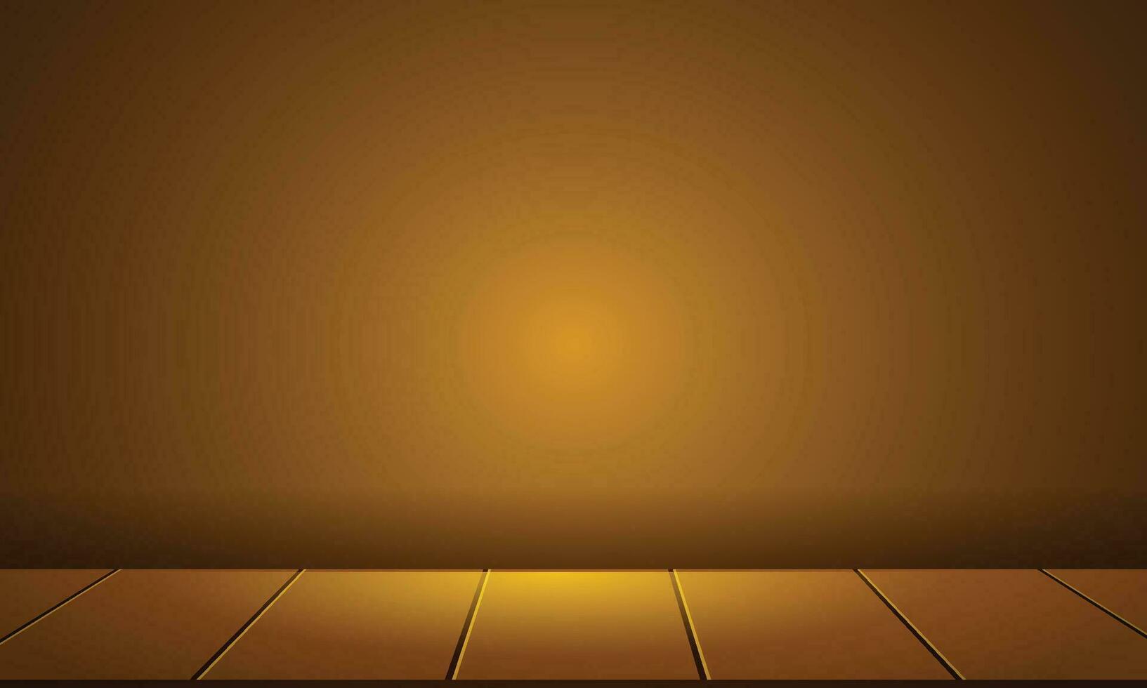 Vector abstract smooth studio room yellow background used for product display banner template